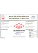 Quality Management System Ceritificate (TSE)
