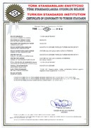 Certificate Of Comformity to Turkish Standards